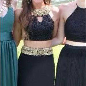 Sherri Hill 2 piece Gown